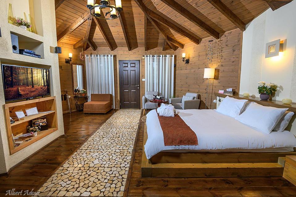 Talia Cabin Guest & Spa Rosh Pinna Exterior foto