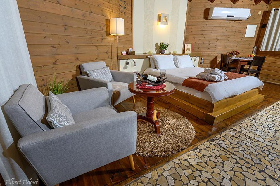 Talia Cabin Guest & Spa Rosh Pinna Exterior foto