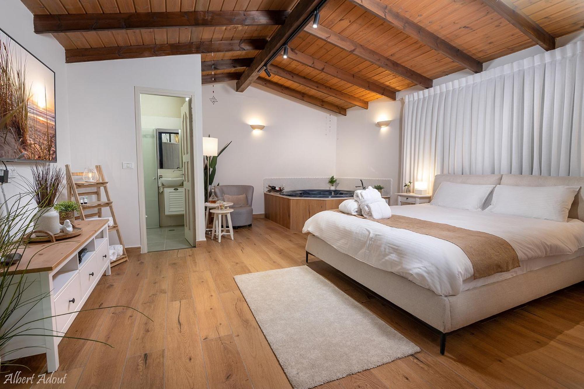 Talia Cabin Guest & Spa Rosh Pinna Exterior foto