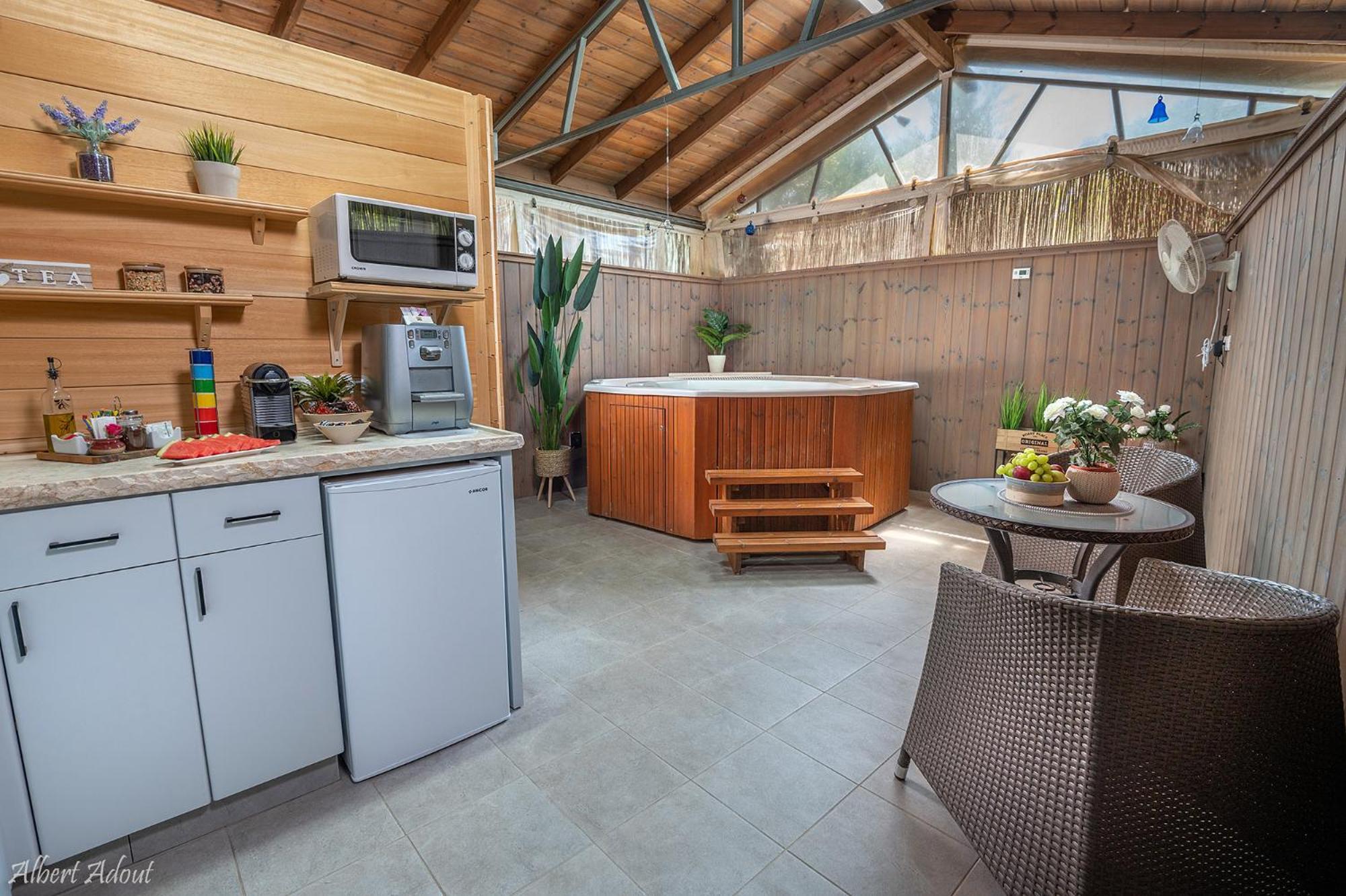 Talia Cabin Guest & Spa Rosh Pinna Exterior foto