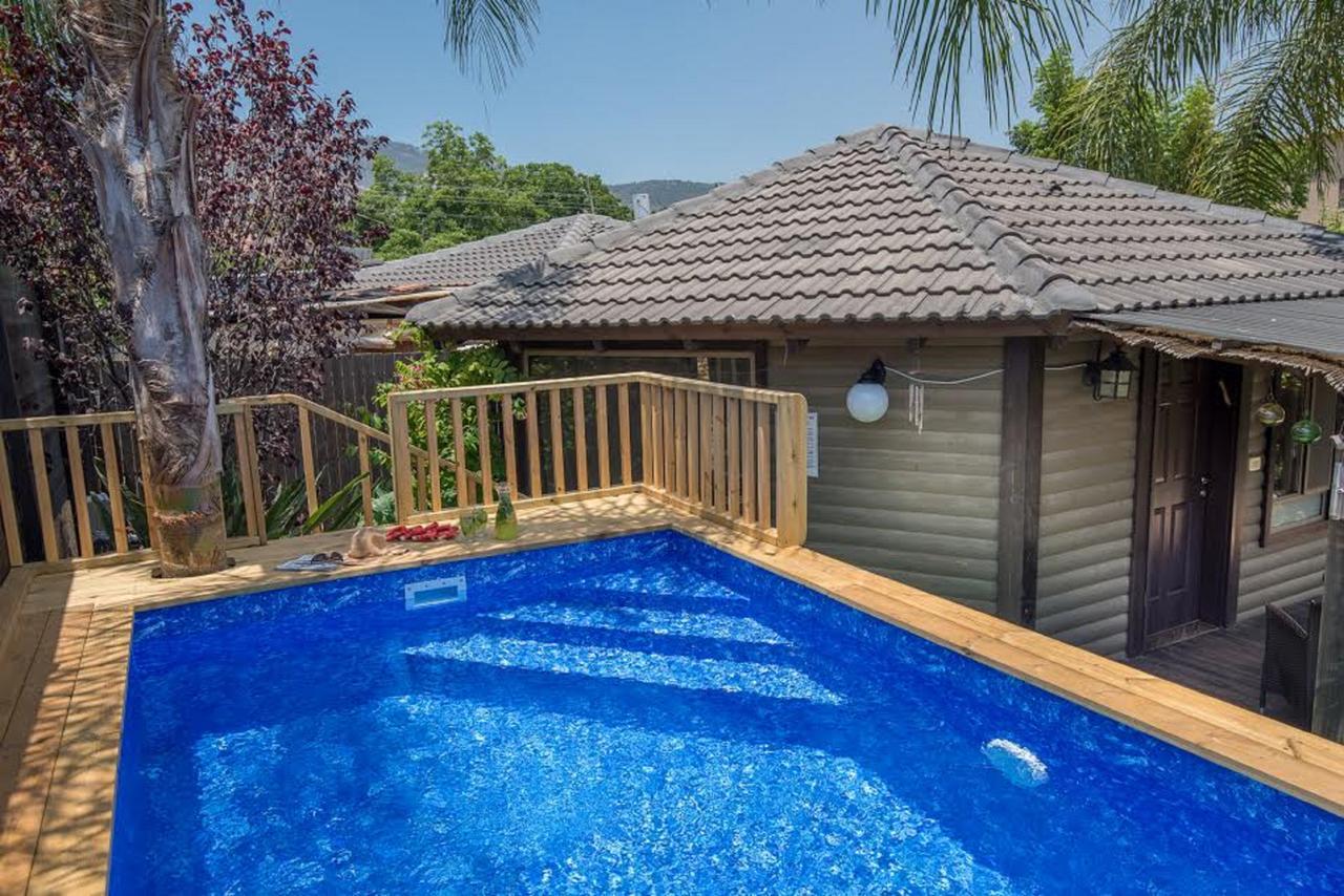 Talia Cabin Guest & Spa Rosh Pinna Exterior foto